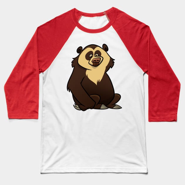 Spectacled Bear Baseball T-Shirt by binarygod